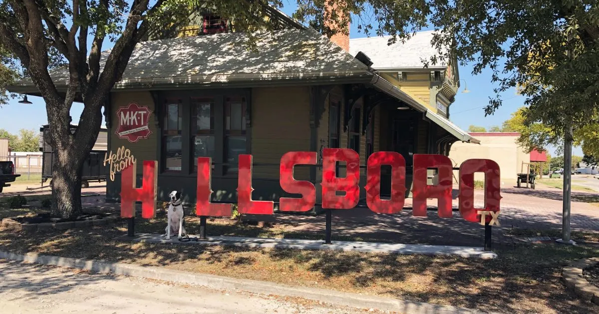 Hillsboro Texas sign