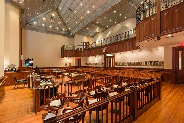 Hill-County-Courthouse-Courtroom-after-fire-architexas-hillsboro-texas Hillsboro Courthouse