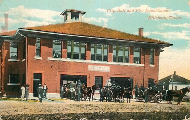 Historic City Hall with Horses 1912 768x487