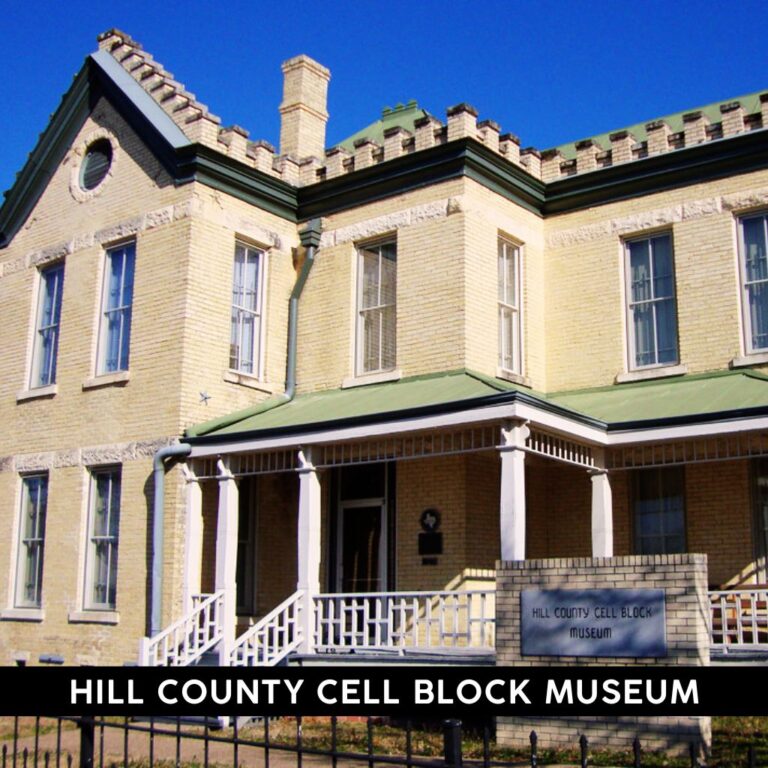 Hill County Cell Block Museum Hillsboro Texas 2 768x768
