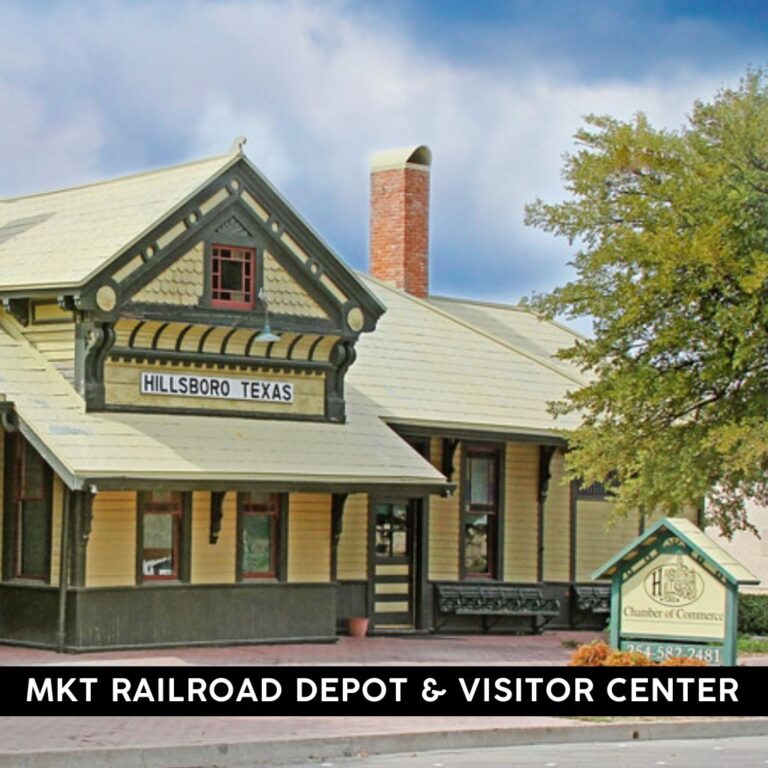 Visitor Center Hillsboro Texas MKT Depot Train 2 768x768