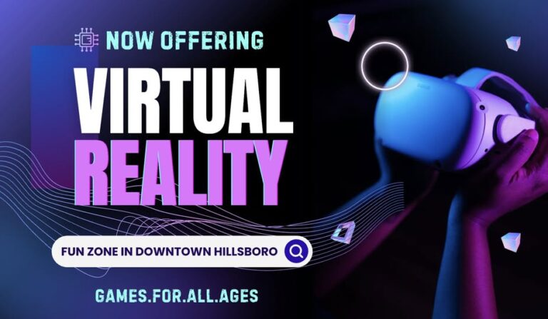 Fun Zone Hillsboro Texas Indoor Arcade Inflatables Virtual Reality 2 768x447